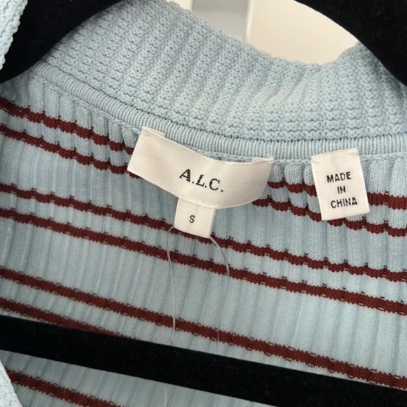 A.L.C. Sydney Top in Ice Water & Sequoia - Picture 5 of 7